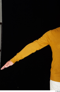 Paul Mc Caul arm casual dressed yellow sweatshirt 0001.jpg